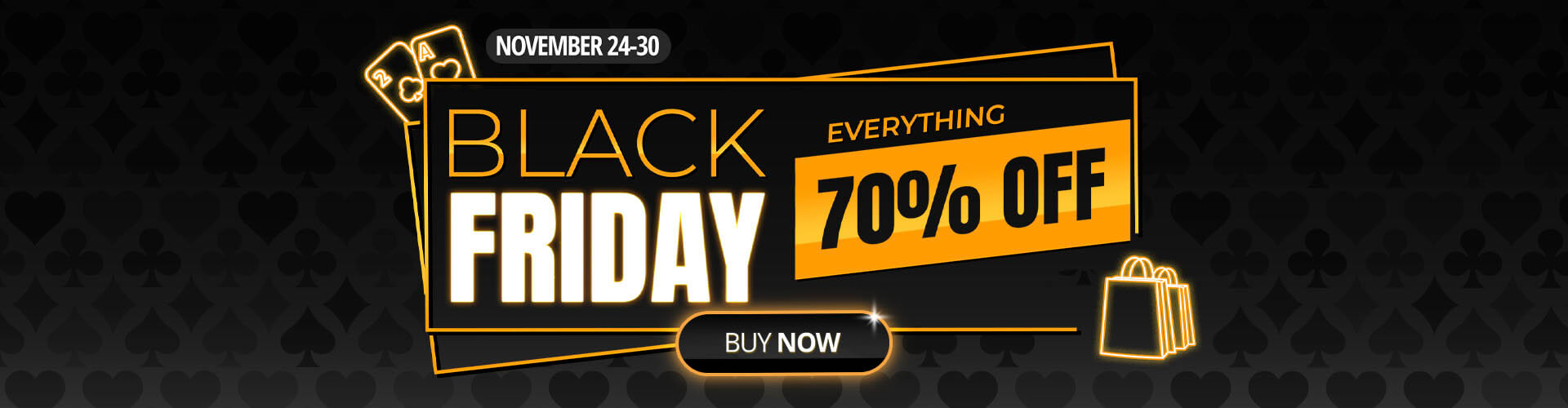 ? Black Week: 70% off everything for a limited time only!?