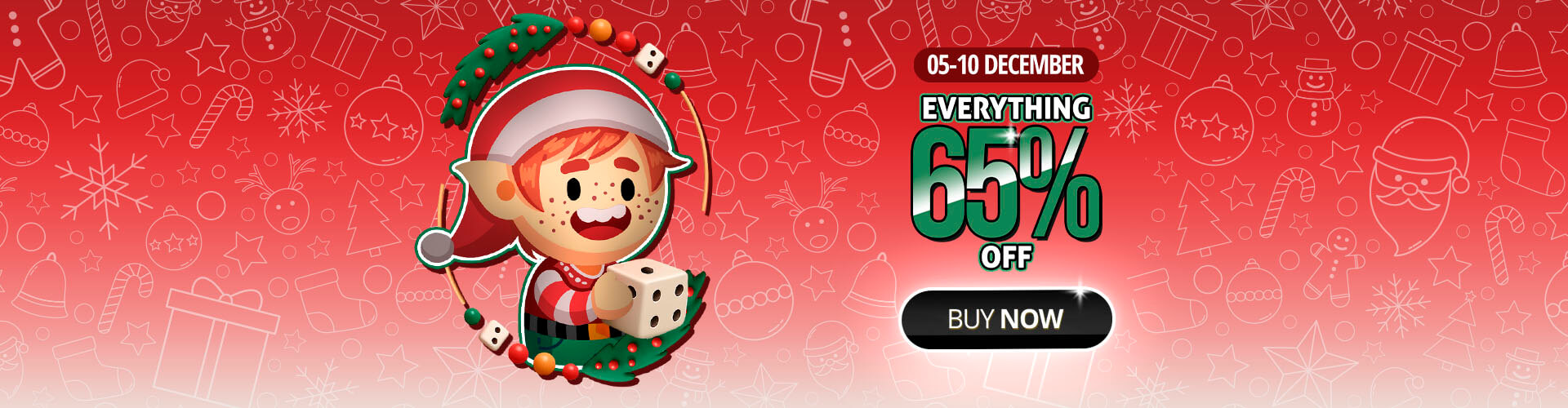 ? 65% off credits to make your fun even sweeter than a holiday panettone!?